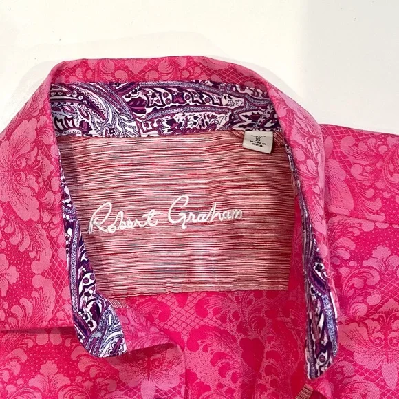 FINAL PRICE Robert Graham Bayview Classic Fit Short Sleeve Shirt - Picture 7 of 10